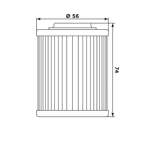 Obrázek produktu Olejový filtr MIW P5010 (alt. HF152) P5010