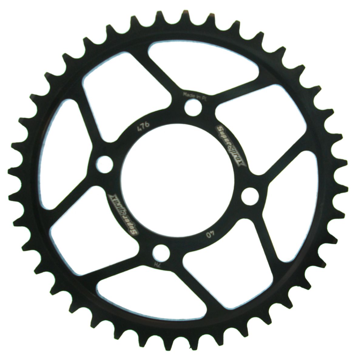 Obrázek produktu Řetězová rozeta SUPERSPROX RFE-476:40-BLK černý 40 zubů, 530 RFE-476:40-BLK