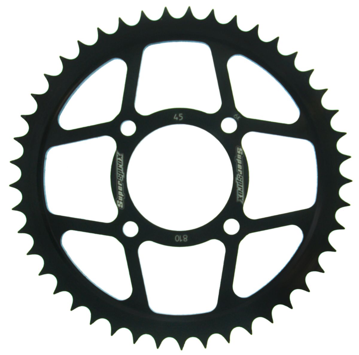 Obrázek produktu Řetězová rozeta SUPERSPROX RFE-810:45-BLK černý 45 zubů, 428 RFE-810:45-BLK