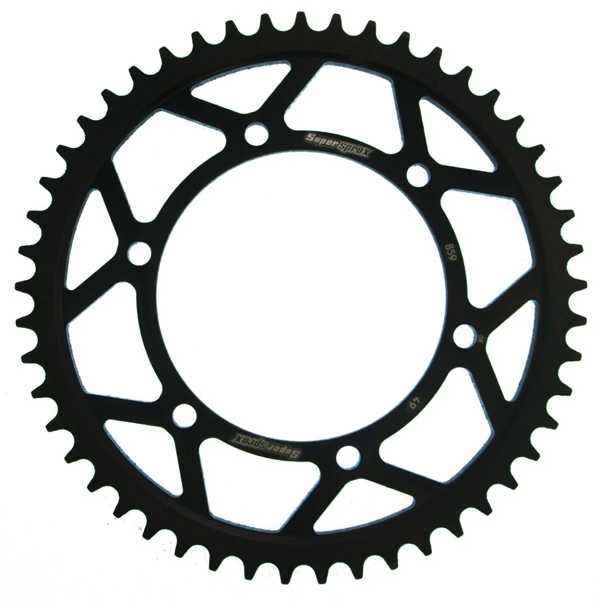 Obrázek produktu Řetězová rozeta SUPERSPROX RFE-859:49-BLK černý 49 zubů, 530 RFE-859:49-BLK