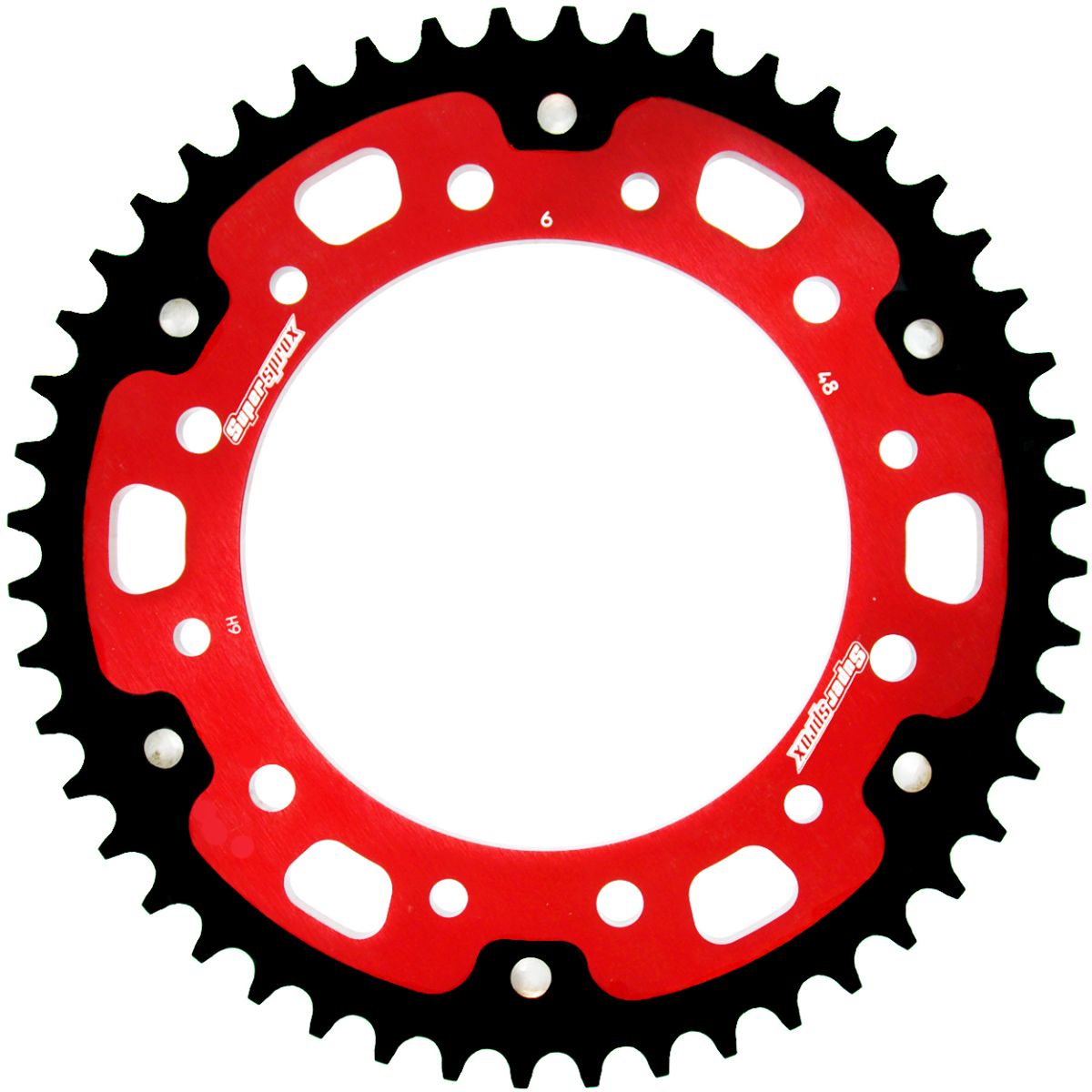 Obrázek produktu Rozeta SUPERSPROX STEALTH RST-6:48-RED červená 48 zubů, 525 RST-6:48-RED