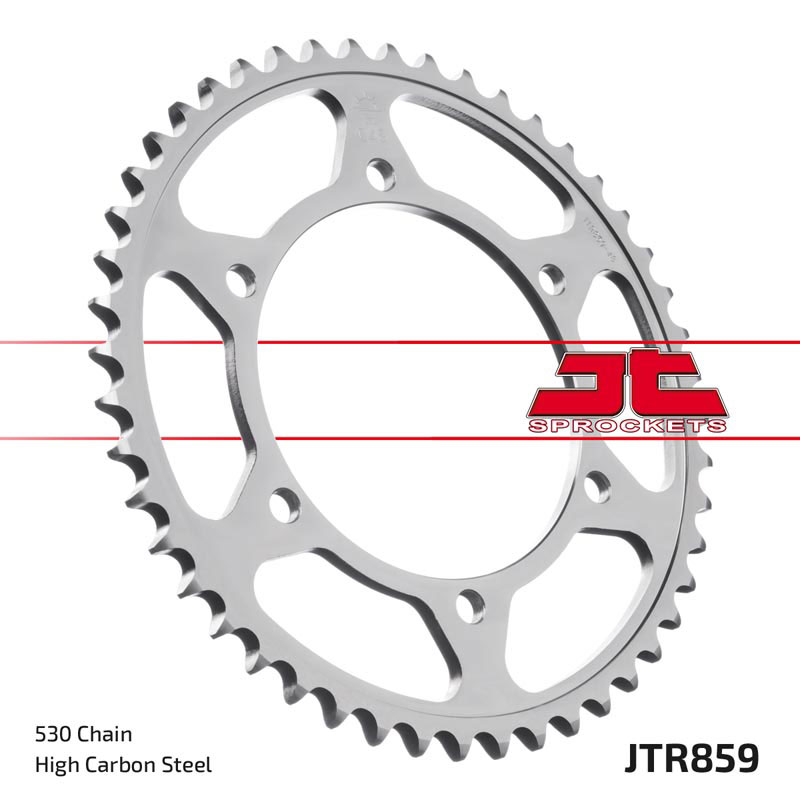 Obrázek produktu ocelová rozeta pro sekundární řetězy typu 530, JT - Anglie (38 zubů) JTR859.38