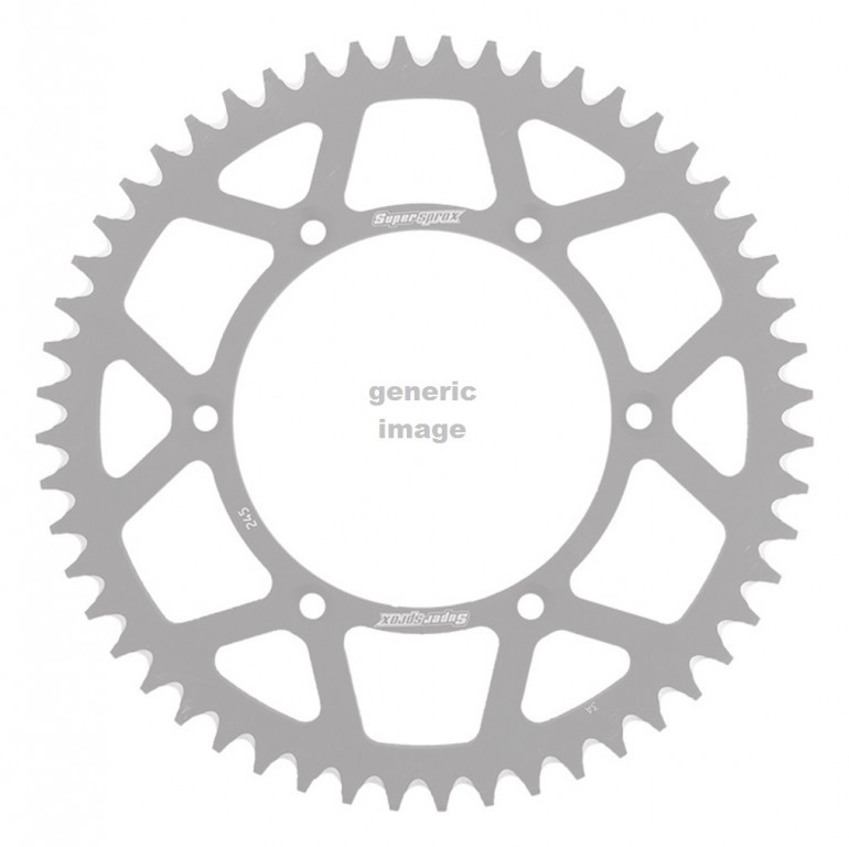 Obrázek produktu Hliníková řetězová rozeta SUPERSPROX RAL-245:53-BLU modrá 53 zubů, 520 RAL-245:53-BLU