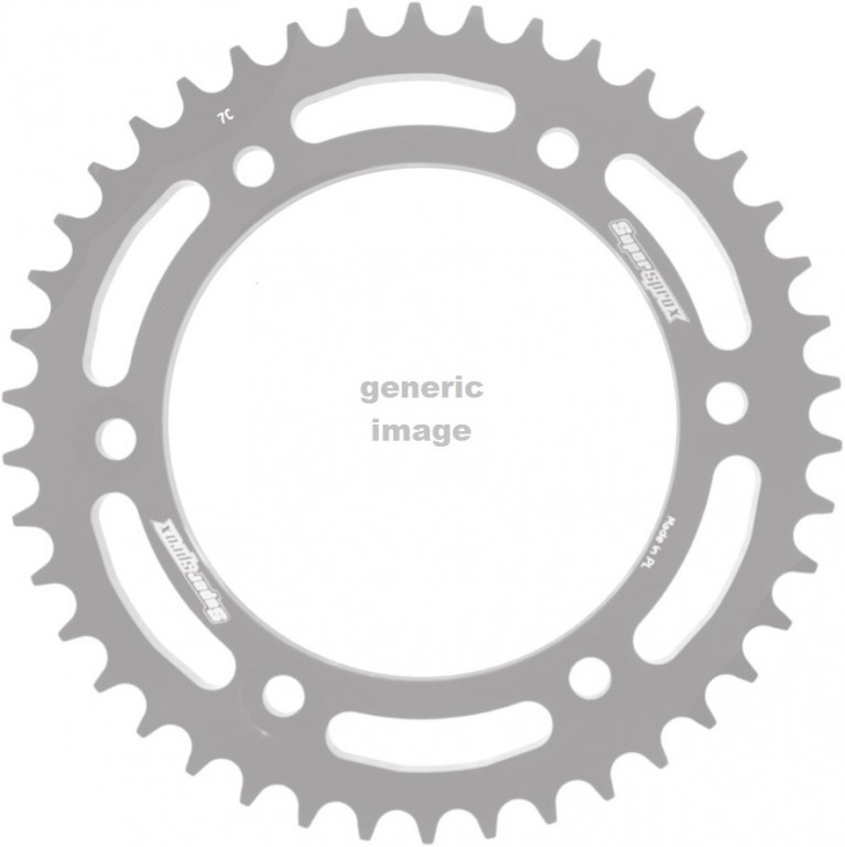 Obrázek produktu Hliníková řetězová rozeta SUPERSPROX RAL-816:45-BLK černý 45 zubů, 530