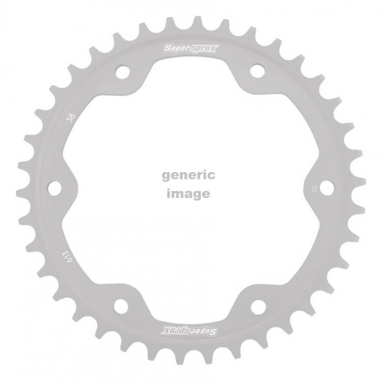 Obrázek produktu Hliníková řetězová rozeta SUPERSPROX RAL-613:39-BLK černý 39 zubů, 525 RAL-613:39-BLK