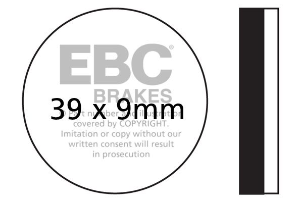 Obrázek produktu Brzdové destičky EBC FA100 FA100