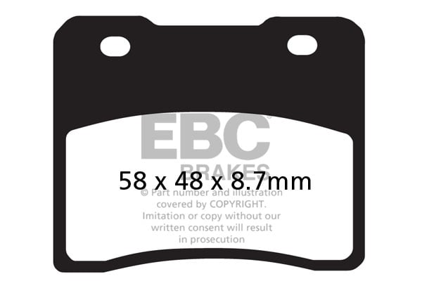Obrázek produktu Brzdové destičky EBC FA102