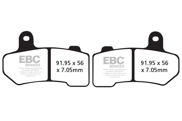 Obrázek produktu Brzdové destičky EBC FA409