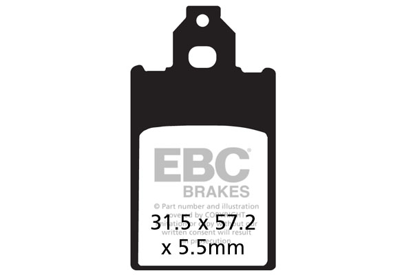 Obrázek produktu Brzdové destičky EBC FA116