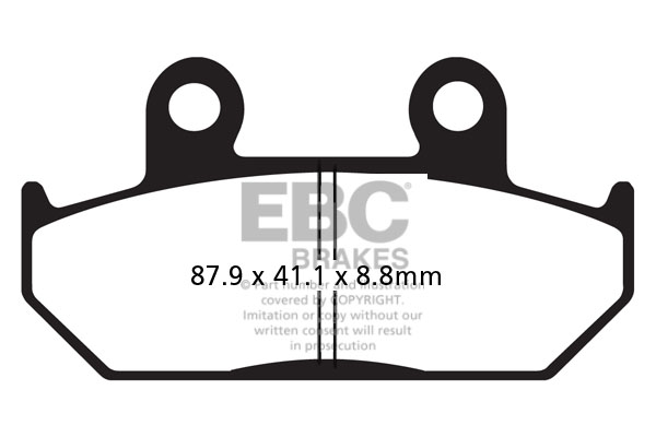 Obrázek produktu Brzdové destičky EBC FA124