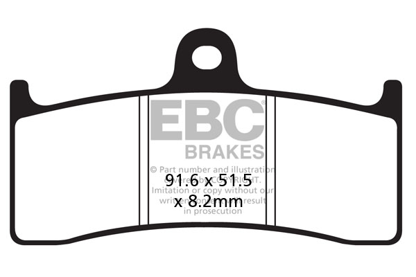 Obrázek produktu Brzdové destičky EBC FA424