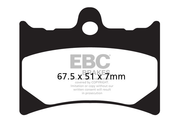 Obrázek produktu Brzdové destičky EBC FA126