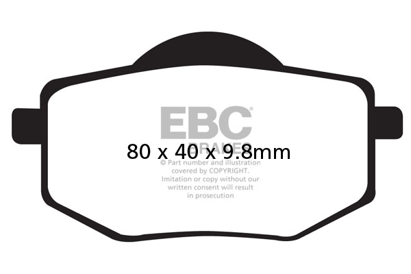 Obrázek produktu Brzdové destičky EBC FA136