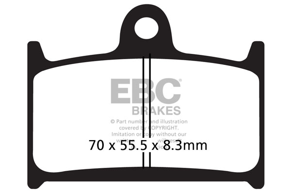 Obrázek produktu Brzdové destičky EBC FA236