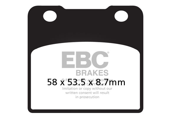 Obrázek produktu Brzdové destičky EBC FA103V