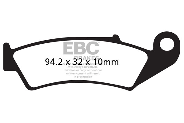 Obrázek produktu Brzdové destičky EBC FA143