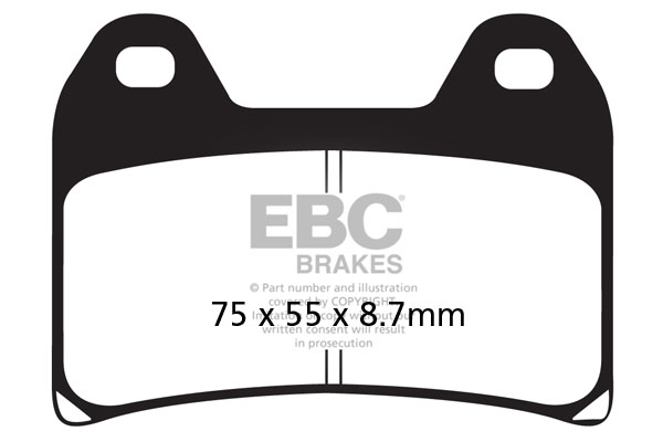 Obrázek produktu Brzdové destičky EBC FA244