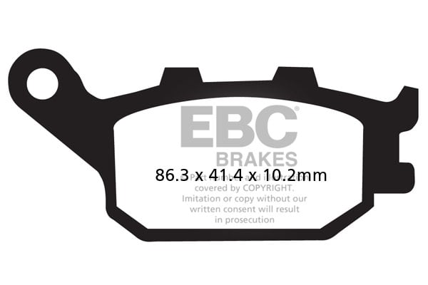 Obrázek produktu Brzdové destičky EBC FA174V XSR 700 ABS (MTM 690-U); Pravý