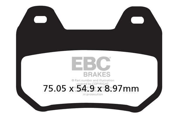 Obrázek produktu Brzdové destičky EBC FA304V