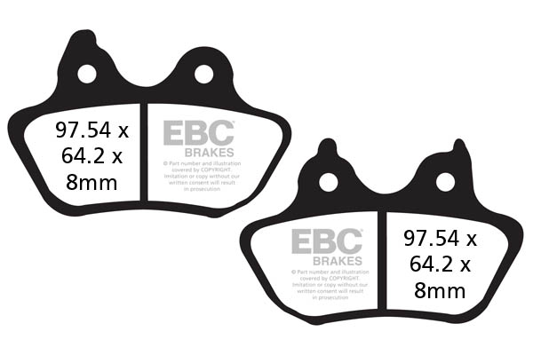 Obrázek produktu Brzdové destičky EBC FA434V