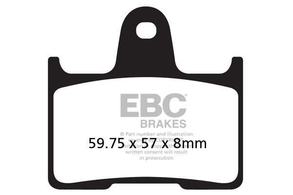 Obrázek produktu Brzdové destičky EBC FA254