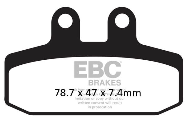 Obrázek produktu Brzdové destičky EBC FA256 Levý