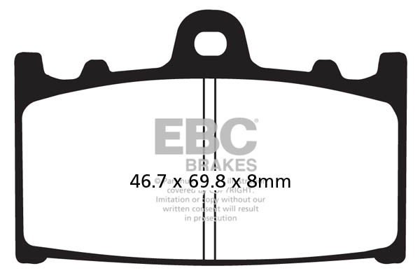 Obrázek produktu Brzdové destičky EBC FA158