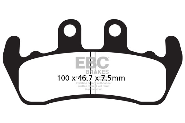 Obrázek produktu Brzdové destičky EBC FA166 FA166