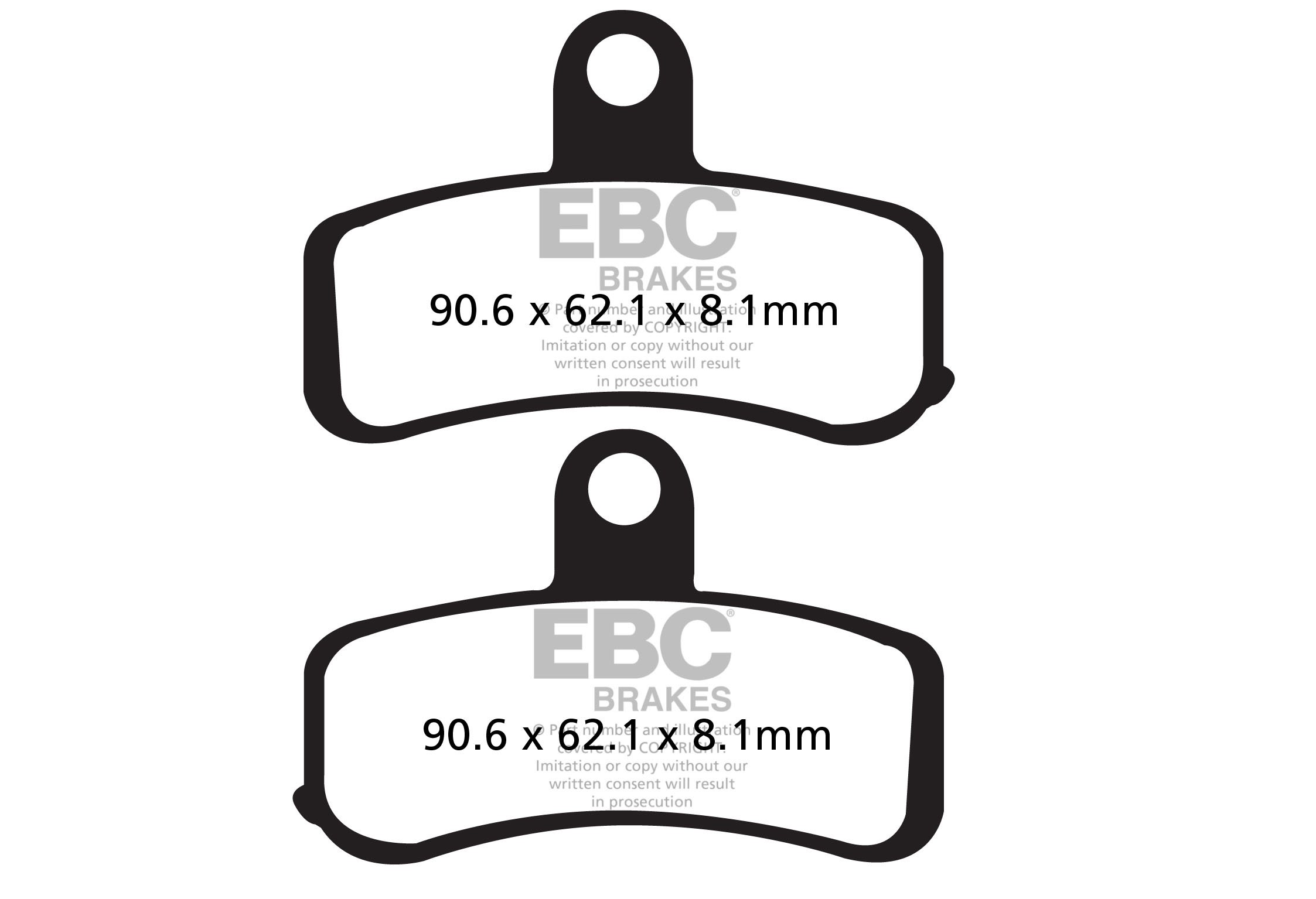Obrázek produktu Brzdové destičky EBC FA457V