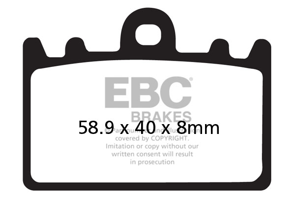 Obrázek produktu Brzdové destičky EBC FA180