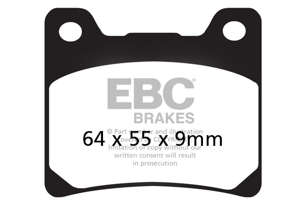 Obrázek produktu Brzdové destičky EBC FA088V