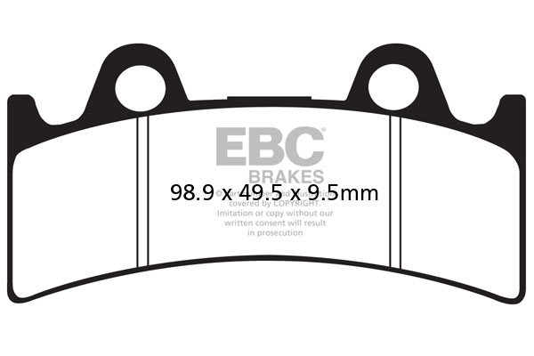 Obrázek produktu Brzdové destičky EBC FA190