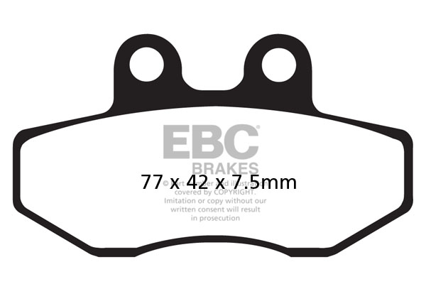 Obrázek produktu Brzdové destičky EBC FA167HH Levý