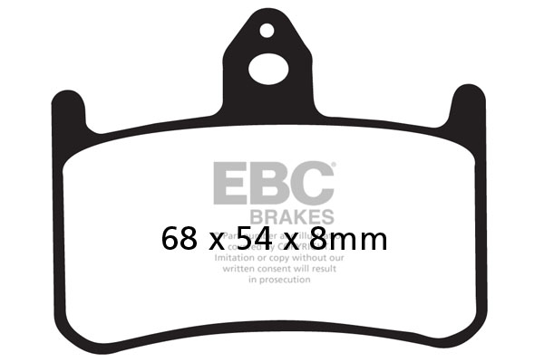 Obrázek produktu Brzdové destičky EBC FA187HH