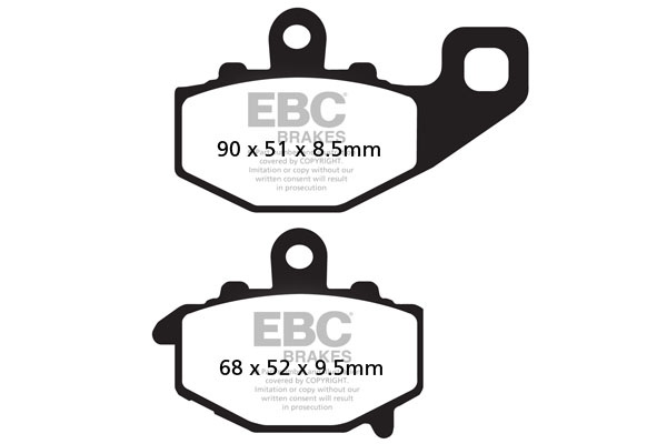 Obrázek produktu Brzdové destičky EBC FA192HH