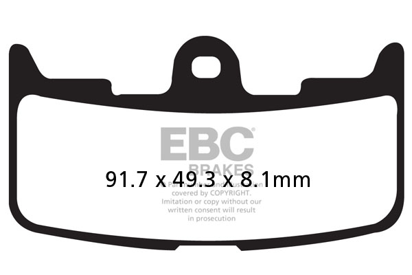 Obrázek produktu Brzdové destičky EBC FA345HH
