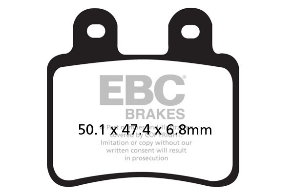 Obrázek produktu Brzdové destičky EBC FA350HH Levý