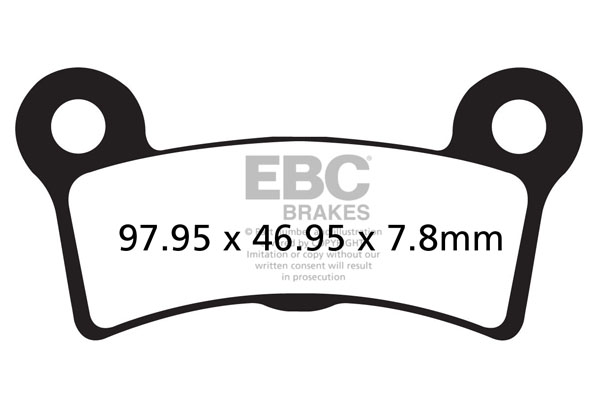 Obrázek produktu Brzdové destičky EBC FA605/4HH FA605/4HH