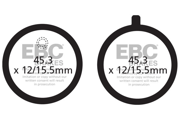 Obrázek produktu Brzdové destičky EBC FA028 FA028