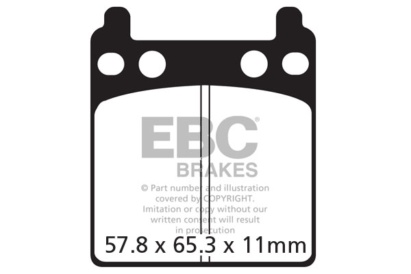 Obrázek produktu Brzdové destičky EBC FA032V FA032V