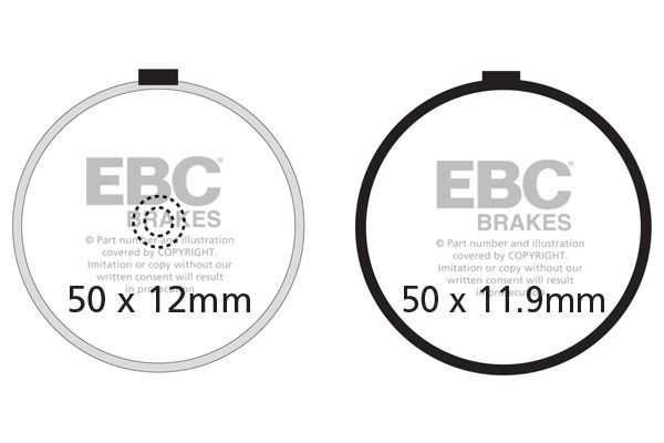 Obrázek produktu Brzdové destičky EBC FA038V FA038V