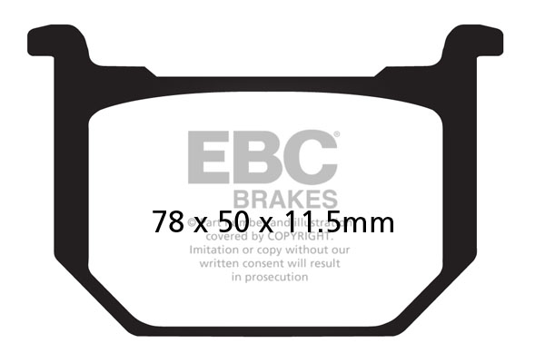 Obrázek produktu Brzdové destičky EBC FA051V
