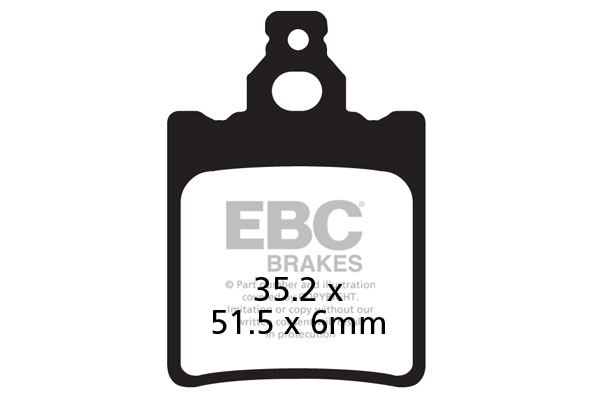 Obrázek produktu Brzdové destičky EBC FA060 Pravý