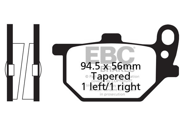 Obrázek produktu Brzdové destičky EBC FA061V FA061V