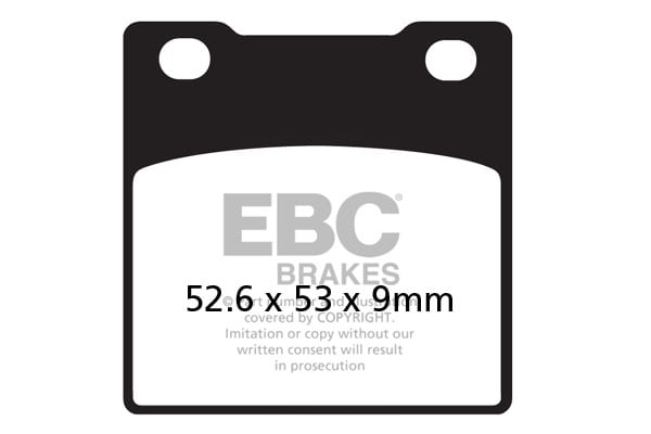 Obrázek produktu Brzdové destičky EBC FA063 Levý