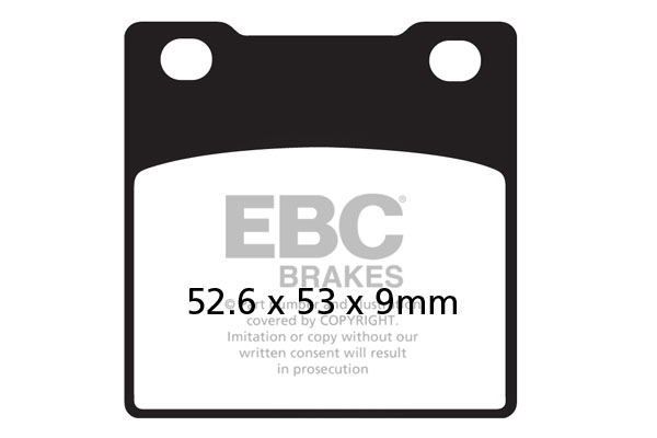 Obrázek produktu Brzdové destičky EBC FA063V