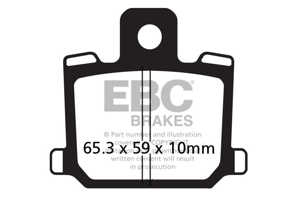 Obrázek produktu Brzdové destičky EBC FA064 FA064