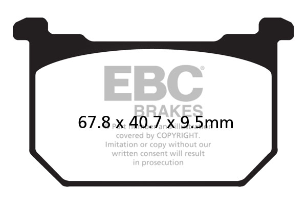 Obrázek produktu Brzdové destičky EBC FA068