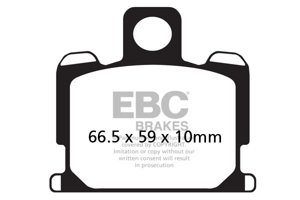 Obrázek produktu Brzdové destičky EBC FA070V