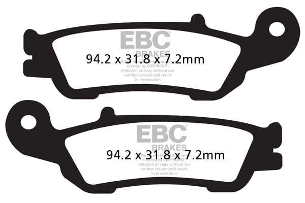 Obrázek produktu Brzdové destičky EBC FA450R